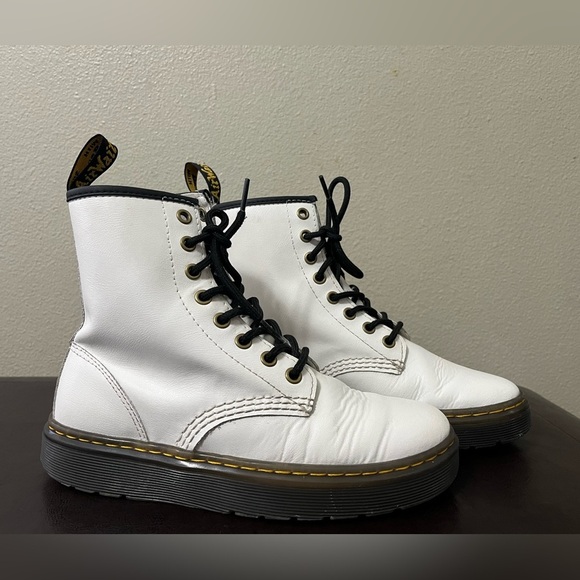 DR. Martens Boots ZAVALA Patent Leather 1460 8 Eye Combat Womens size 6 - Picture 7 of 7
